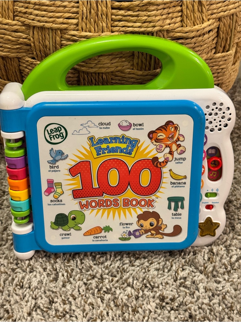 LeapFrog Learning Friends 100 Words Book - Green & Blue